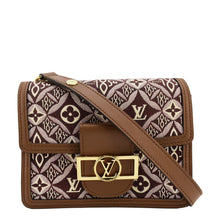 Load image into Gallery viewer, LOUIS VUITTON Dauphine Mini Monogram Jacquard Since 1854 Shoulder Bag Brown
