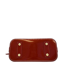 Load image into Gallery viewer, LOUIS VUITTON Rayures Alma BB Vernis Leather Satchel Crossbody Bag Pomme D&#39;Amour
