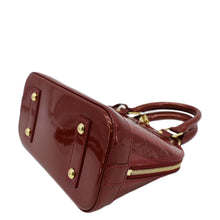 Load image into Gallery viewer, LOUIS VUITTON Rayures Alma BB Vernis Leather Satchel Crossbody Bag Pomme D&#39;Amour
