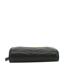 Load image into Gallery viewer, Gucci Marmont GG Matelasse Leather Card Case Wallet Black 466492
