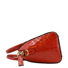 Load image into Gallery viewer, GIVENCHY Antigona Small Crocodile Embossed Leather Shoulder Bag Red
