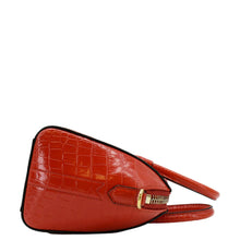 Load image into Gallery viewer, GIVENCHY Antigona Small Crocodile Embossed Leather Shoulder Bag Red
