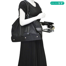 Load image into Gallery viewer, PRADA Re- Nylon Saffiano Leather Viaggio Duffle Bag Black
