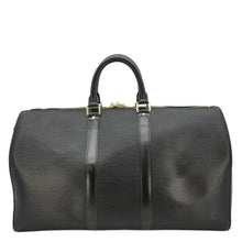 Load image into Gallery viewer, LOUIS VUITTON Keepall 45 Epi Leather Travel Bag Black
