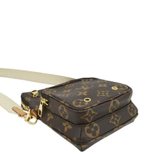 Load image into Gallery viewer, LOUIS VUITTON Utility Phone Sleeve Monogram Canvas Crossbody Bag Brown
