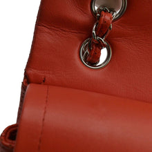 Load image into Gallery viewer, CHANEL Classic Medium Double Flap Quilted Perforated Leather Shoulder Bag Red
