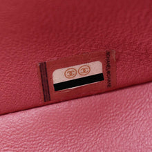 Load image into Gallery viewer, CHANEL Timeless Classic Square Flap Chevron Calfskin Leather Crossbody Bag Pink
