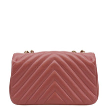 Load image into Gallery viewer, CHANEL Statement Flap Mini Quilted Chevron Crossbody Bag Pink
