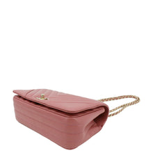 Load image into Gallery viewer, CHANEL Statement Flap Mini Quilted Chevron Crossbody Bag Pink
