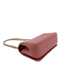 Load image into Gallery viewer, CHANEL Statement Flap Mini Quilted Chevron Crossbody Bag Pink
