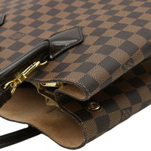 Load image into Gallery viewer, LOUIS VUITTON Kensington Damier Ebene Tote  corner look
