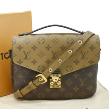 Load image into Gallery viewer, LOUIS VUITTON  Metis Pochette Reverse Monogram Canvas Crossbody Bag Brown
