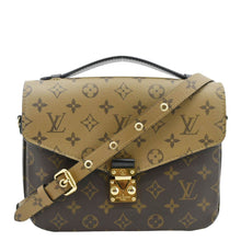 Load image into Gallery viewer, LOUIS VUITTON  Metis Pochette Reverse Monogram Canvas Crossbody Bag Brown
