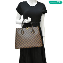 Load image into Gallery viewer, LOUIS VUITTON Kensington Damier Ebene Tote  dummy look
