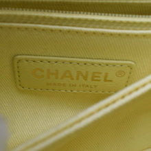 Load image into Gallery viewer, CHANEL CC Coco Flap Caviar Leather Top Handle Shoulder Bag Yellow 24229597
