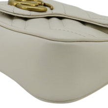 Load image into Gallery viewer, GUCCI GG Marmont Super Mini  Matelasse Leather Crossbody Bag White 476433
