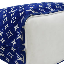 Load image into Gallery viewer, LOUIS VUITTON Neverfull MM  Jacquard Velvet Monogram Shoulder Bag Blue
