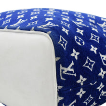 Load image into Gallery viewer, LOUIS VUITTON Neverfull MM  Jacquard Velvet Monogram Shoulder Bag Blue
