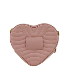 Load image into Gallery viewer, LOUIS VUITTON New Wave Heart Quilted Leather Shoulder Bag Dusty Pink
