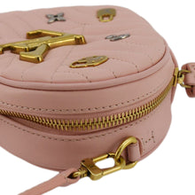Load image into Gallery viewer, LOUIS VUITTON New Wave Heart Quilted Leather Shoulder Bag Dusty Pink
