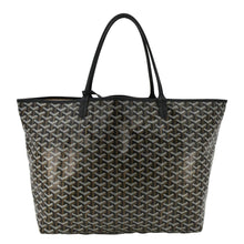 Load image into Gallery viewer, GOYARD Goyardine Saint Louis GM Tote Shoulder Bag Black
