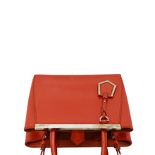 Load image into Gallery viewer, FENDI Petite 2Jours Vitello Elite Leather Tote Shoulder Bag Red
