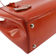 Load image into Gallery viewer, FENDI Petite 2Jours Vitello Elite Leather Tote Shoulder Bag Red
