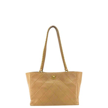 Load image into Gallery viewer, CHANEL Quilted Leather Shopping Tote Bag Beige
