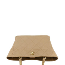 Load image into Gallery viewer, CHANEL Quilted Leather Shopping Tote Bag Beige
