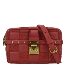 Load image into Gallery viewer, LOUIS VUITTON Troca MM Damier Lambskin Leather Shoulder Bag Pink
