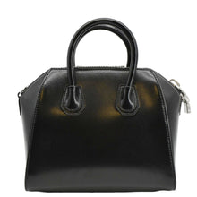 Load image into Gallery viewer, GIVENCHY Antigona Mini Leather Shoulder Bag Black back side
