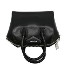 Load image into Gallery viewer, GIVENCHY Antigona Mini Leather Shoulder Bag Black upper look
