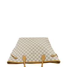 Load image into Gallery viewer, LOUIS VUITTON Neverfull MM Damier Azur Shoulder Bag White
