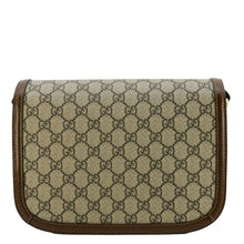 Load image into Gallery viewer, GUCCI Horsebit 1955 GG Supreme Canvas Shoulder Bag Beige 602204
