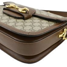 Load image into Gallery viewer, GUCCI Horsebit 1955 GG Supreme Canvas Shoulder Bag Beige 602204
