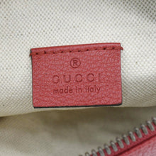 Load image into Gallery viewer, GUCCI Print Small Leather Belt Waist Bum Bag Red 527792
