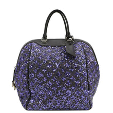 Load image into Gallery viewer, LOUIS VUITTON Sunshine Express North South Sequin Satchel Shoulder Bag Purple
