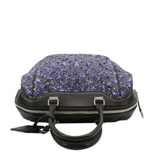 Load image into Gallery viewer, LOUIS VUITTON Sunshine Express North South Sequin Satchel Shoulder Bag Purple
