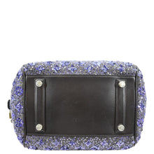 Load image into Gallery viewer, LOUIS VUITTON Sunshine Express North South Sequin Satchel Shoulder Bag Purple
