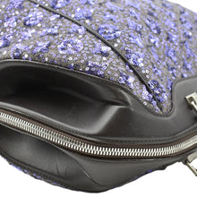 Load image into Gallery viewer, LOUIS VUITTON Sunshine Express North South Sequin Satchel Shoulder Bag Purple
