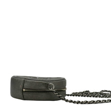 Load image into Gallery viewer, CHANEL Round Filigree Caviar Quilted Leather Crossbody Bag Black
