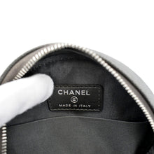 Load image into Gallery viewer, CHANEL Round Filigree Caviar Quilted Leather Crossbody Bag Black
