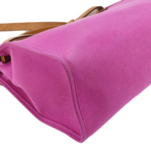 Load image into Gallery viewer, HERMES Herbag Zip Retourne 31 Toile Canvas Tote Shoulder Bag Fuchsia
