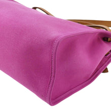 Load image into Gallery viewer, HERMES Herbag Zip Retourne 31 Toile Canvas Tote Shoulder Bag Fuchsia
