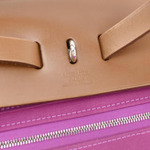 Load image into Gallery viewer, HERMES Herbag Zip Retourne 31 Toile Canvas Tote Shoulder Bag Fuchsia
