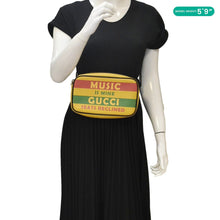 Load image into Gallery viewer, GUCCI 100 Centennial Music Is Mine Leather Belt Bag Multicolor 602695
