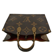 Load image into Gallery viewer, LOUIS VUITTON Onthego GM Monogram Marvel Brown Shoulder bag with land scape view
