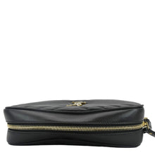 Load image into Gallery viewer, YVES SAINT LAURENT Lou Camera Chevron Leather Crossbody Bag Black
