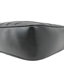 Load image into Gallery viewer, YVES SAINT LAURENT Lou Camera Chevron Leather Crossbody Bag Black

