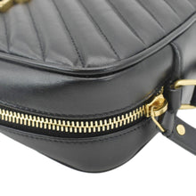 Load image into Gallery viewer, YVES SAINT LAURENT Lou Camera Chevron Leather Crossbody Bag Black
